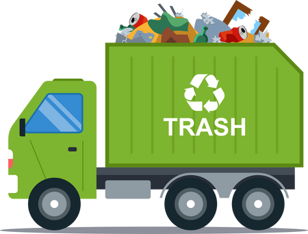 Garbage Truck Illustration